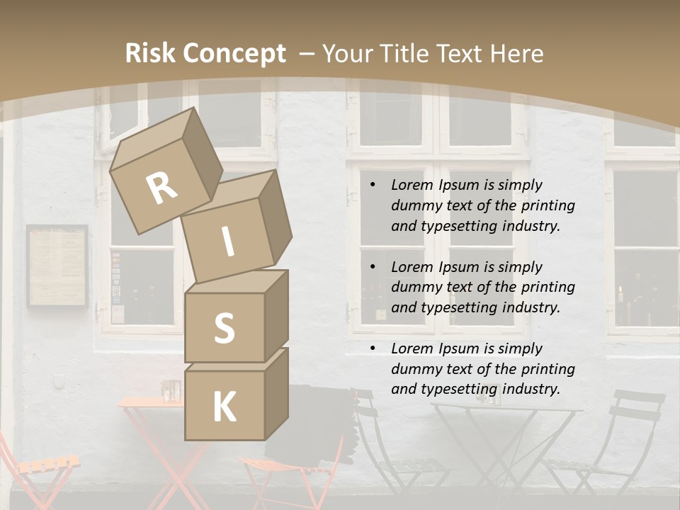 Glass Customers Person PowerPoint Template