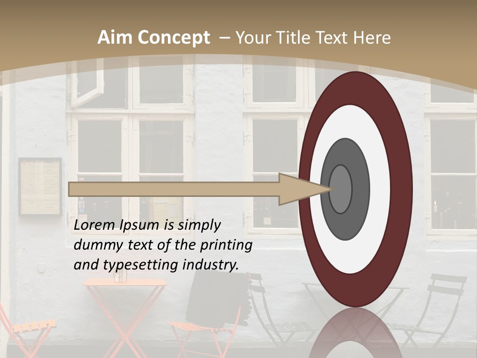 Glass Customers Person PowerPoint Template