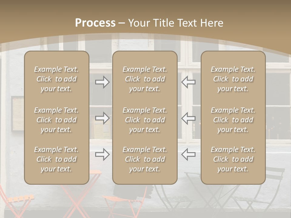 Glass Customers Person PowerPoint Template