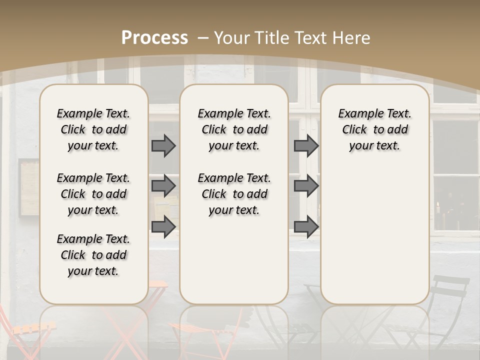 Glass Customers Person PowerPoint Template
