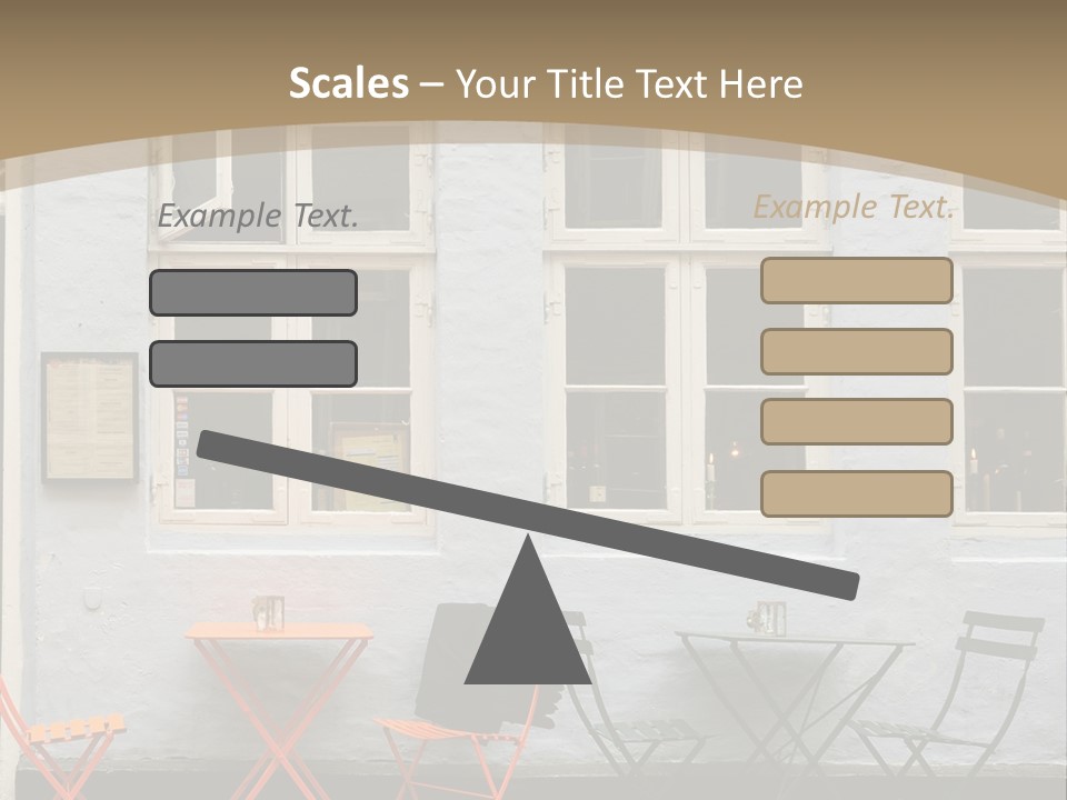 Glass Customers Person PowerPoint Template