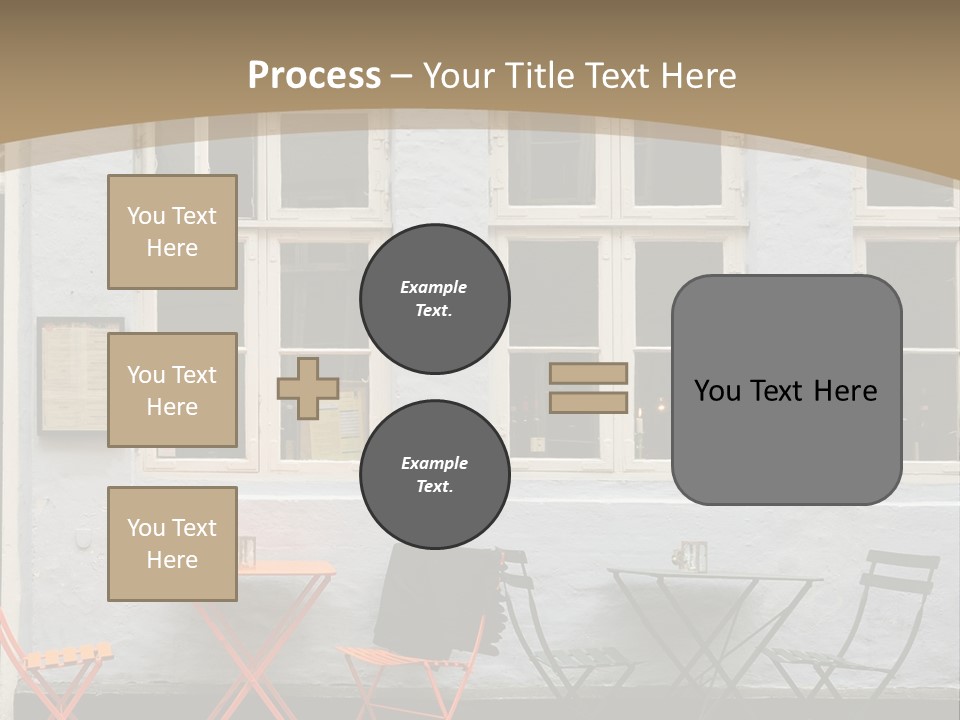 Glass Customers Person PowerPoint Template