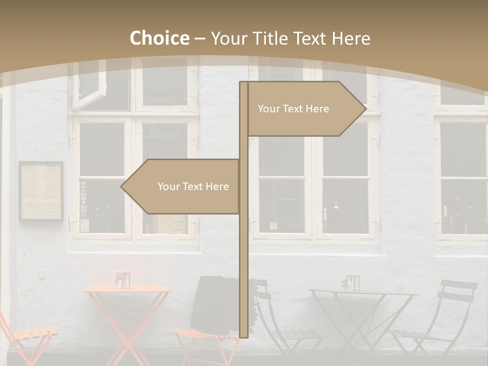 Glass Customers Person PowerPoint Template