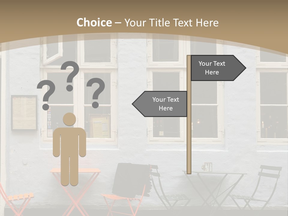 Glass Customers Person PowerPoint Template