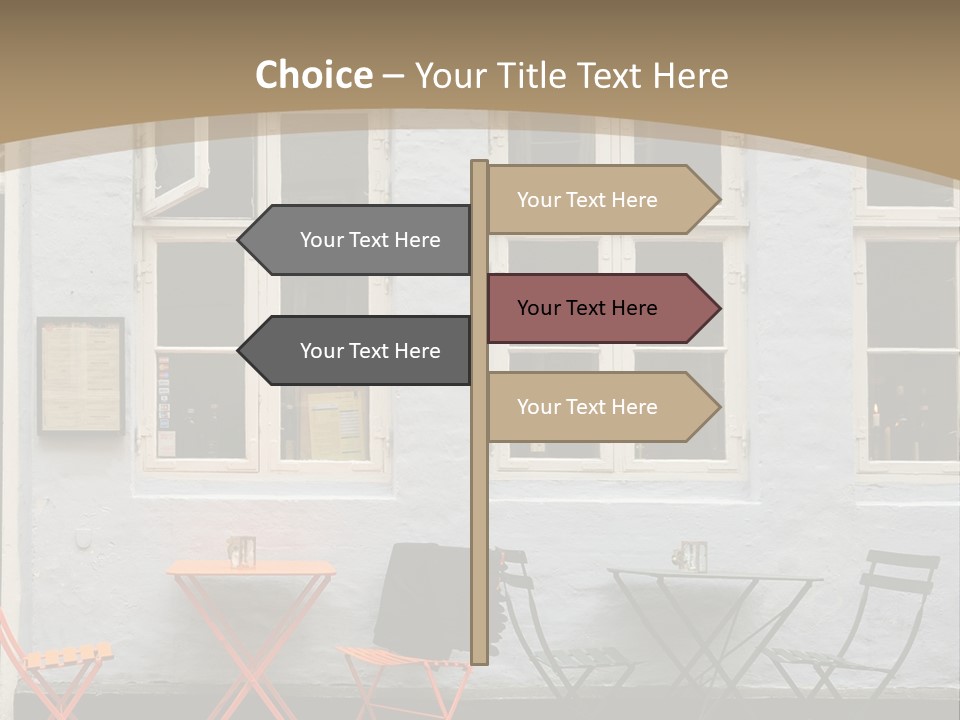 Glass Customers Person PowerPoint Template