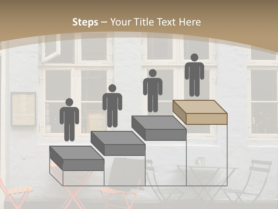 Glass Customers Person PowerPoint Template