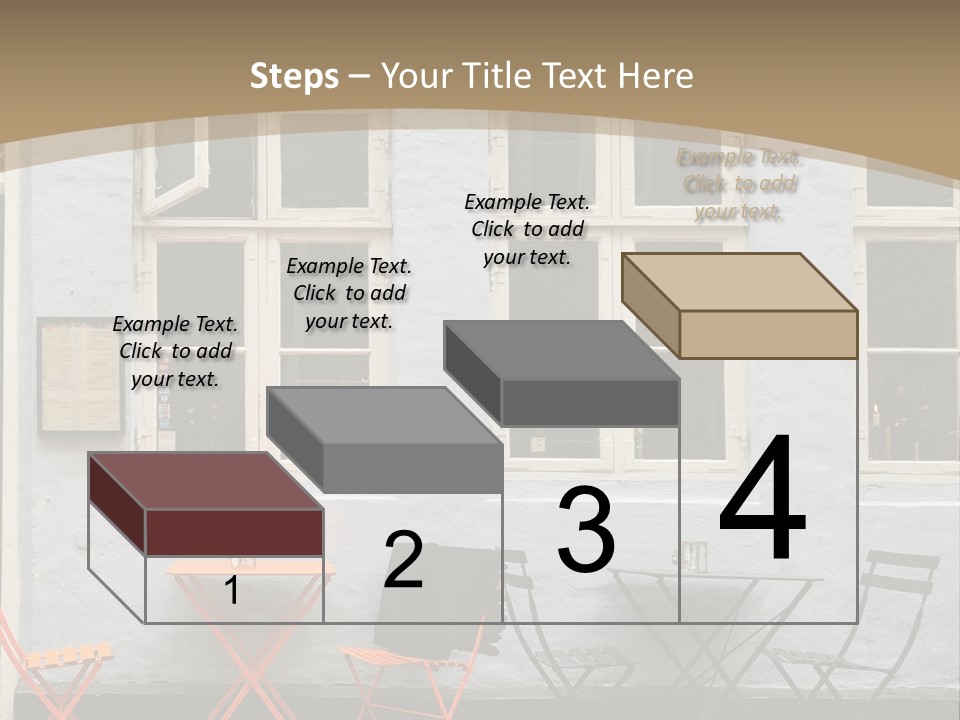 Glass Customers Person PowerPoint Template