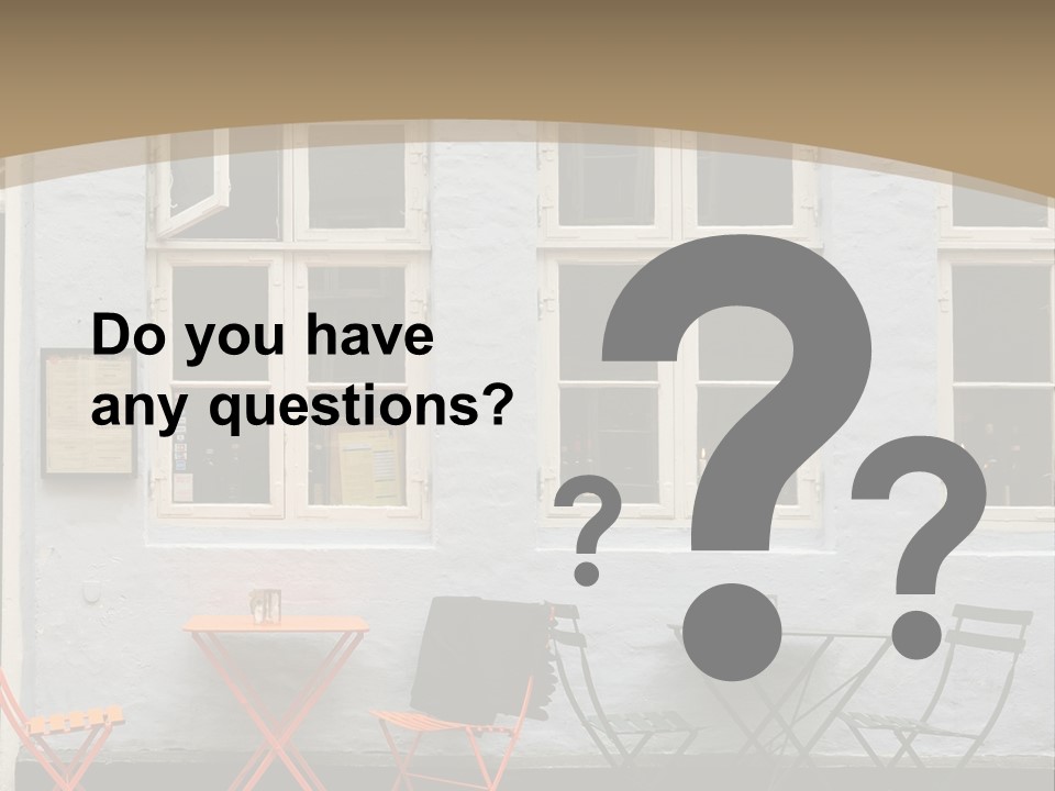 Glass Customers Person PowerPoint Template