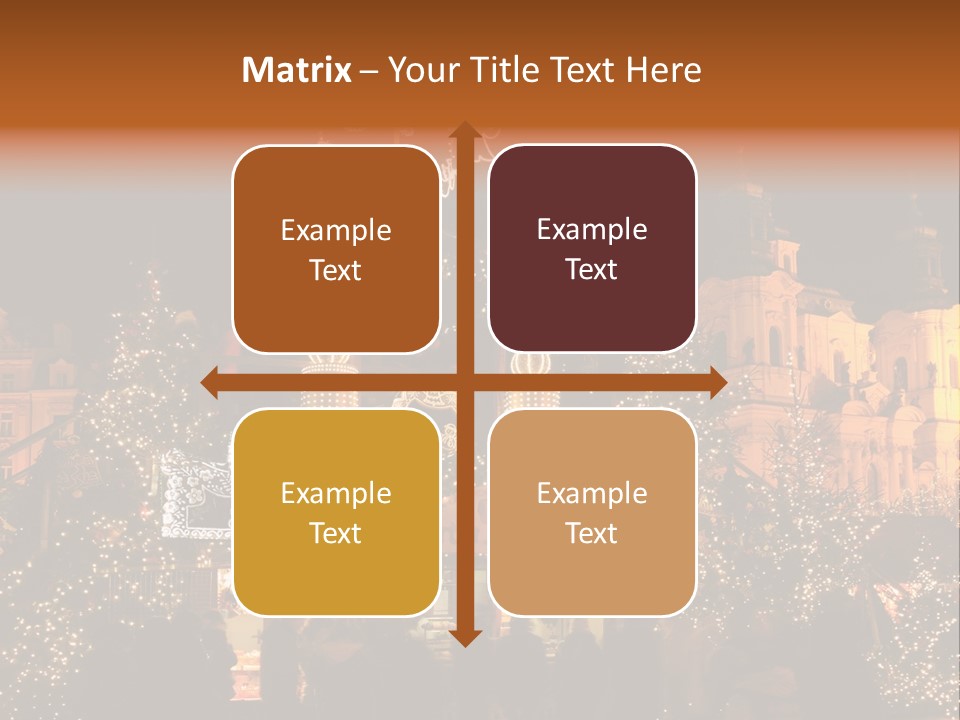 Tree Night Religion PowerPoint Template