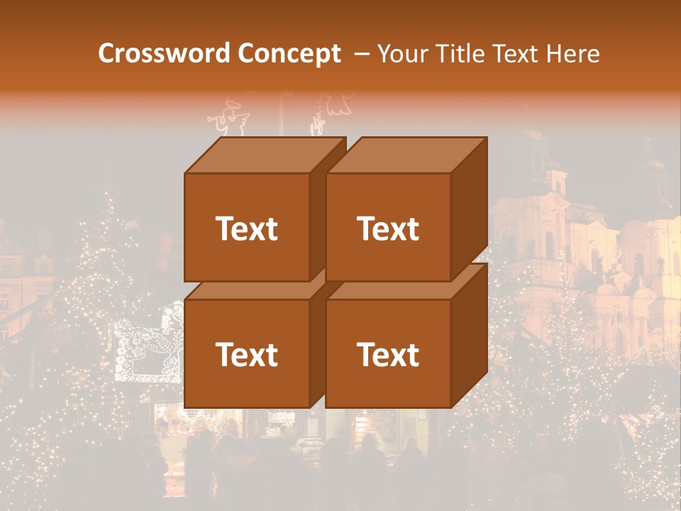 Tree Night Religion PowerPoint Template