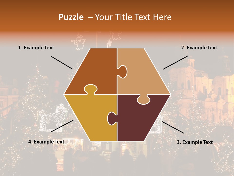 Tree Night Religion PowerPoint Template