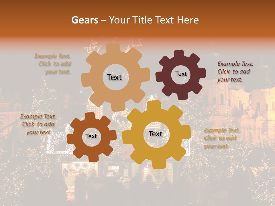 Tree Night Religion PowerPoint Template