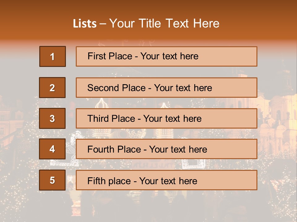 Tree Night Religion PowerPoint Template