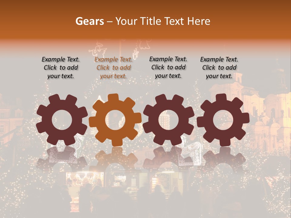 Tree Night Religion PowerPoint Template