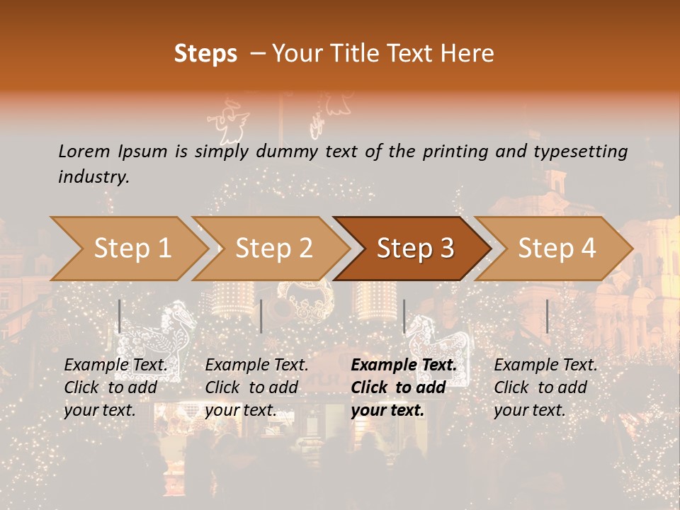 Tree Night Religion PowerPoint Template