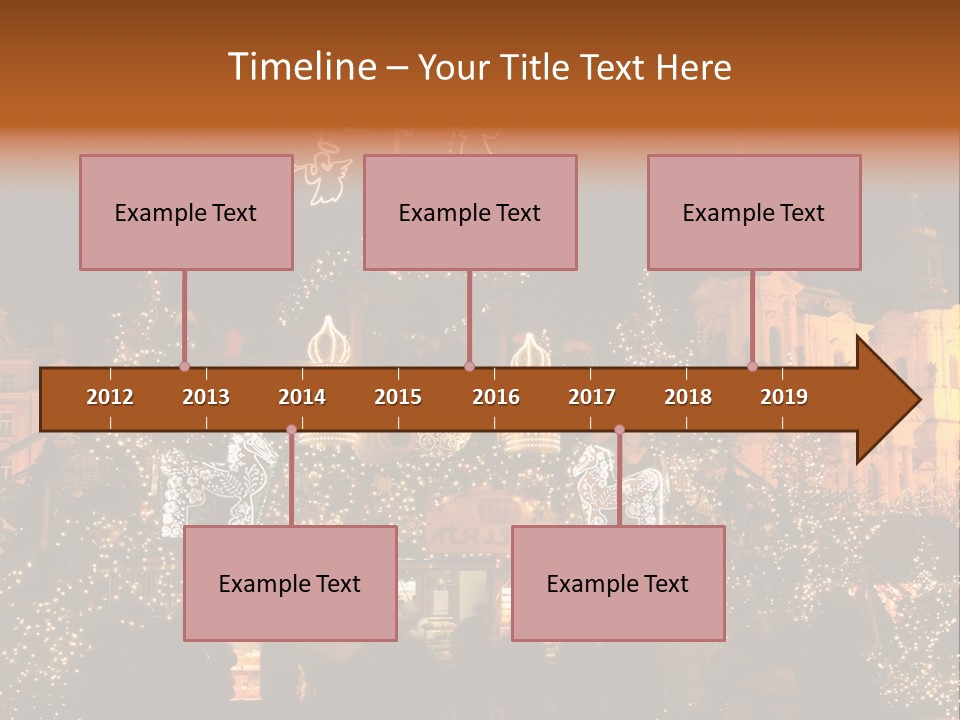 Tree Night Religion PowerPoint Template