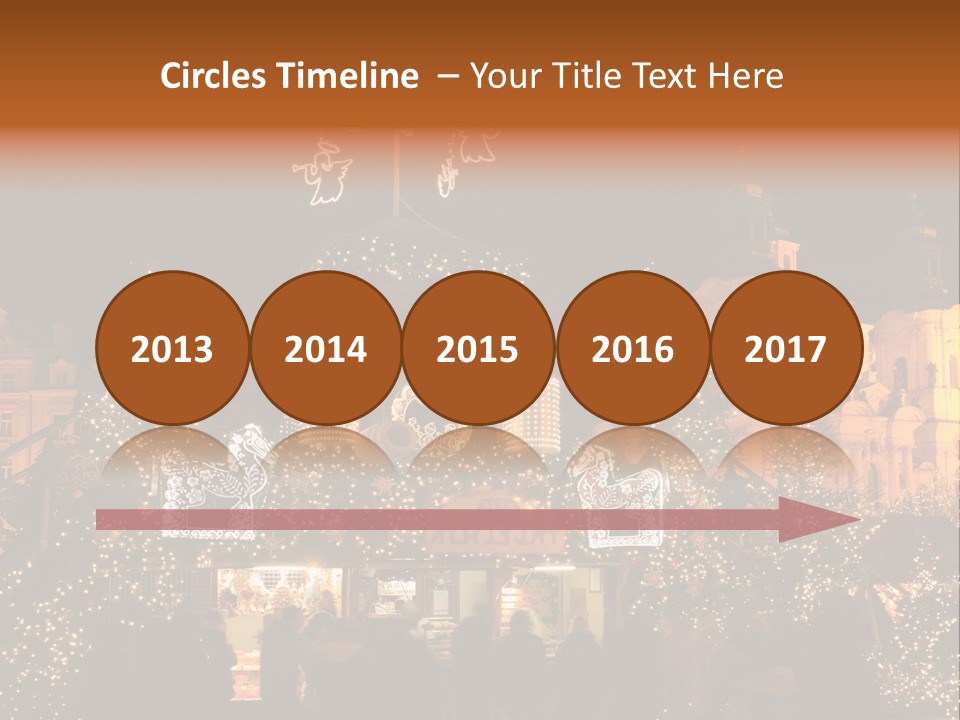 Tree Night Religion PowerPoint Template