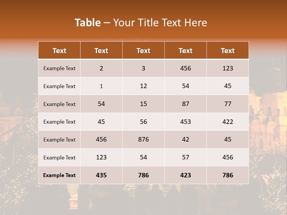 Tree Night Religion PowerPoint Template