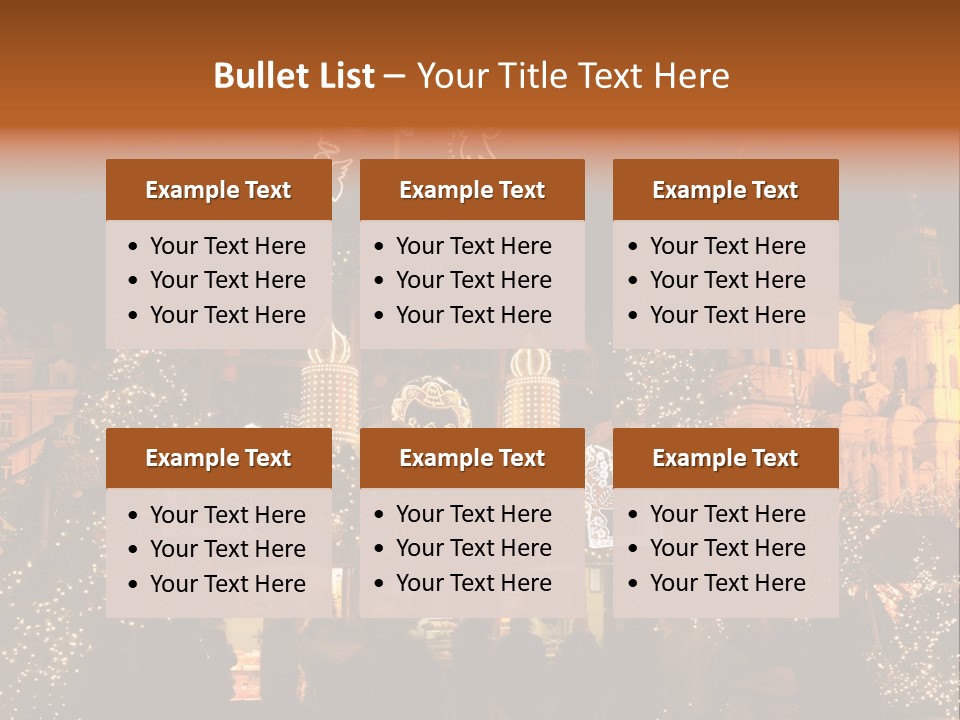 Tree Night Religion PowerPoint Template