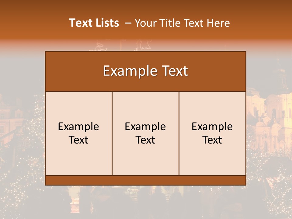 Tree Night Religion PowerPoint Template