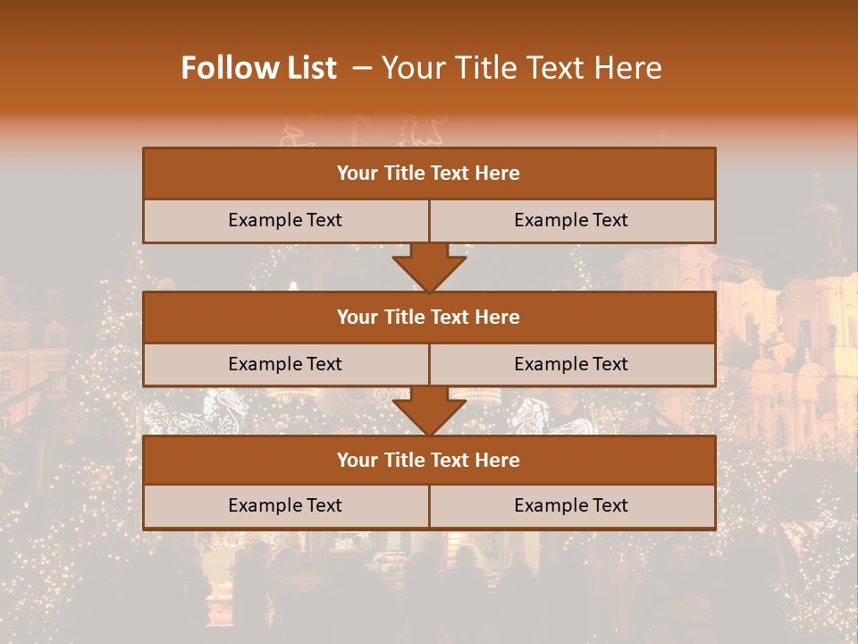 Tree Night Religion PowerPoint Template