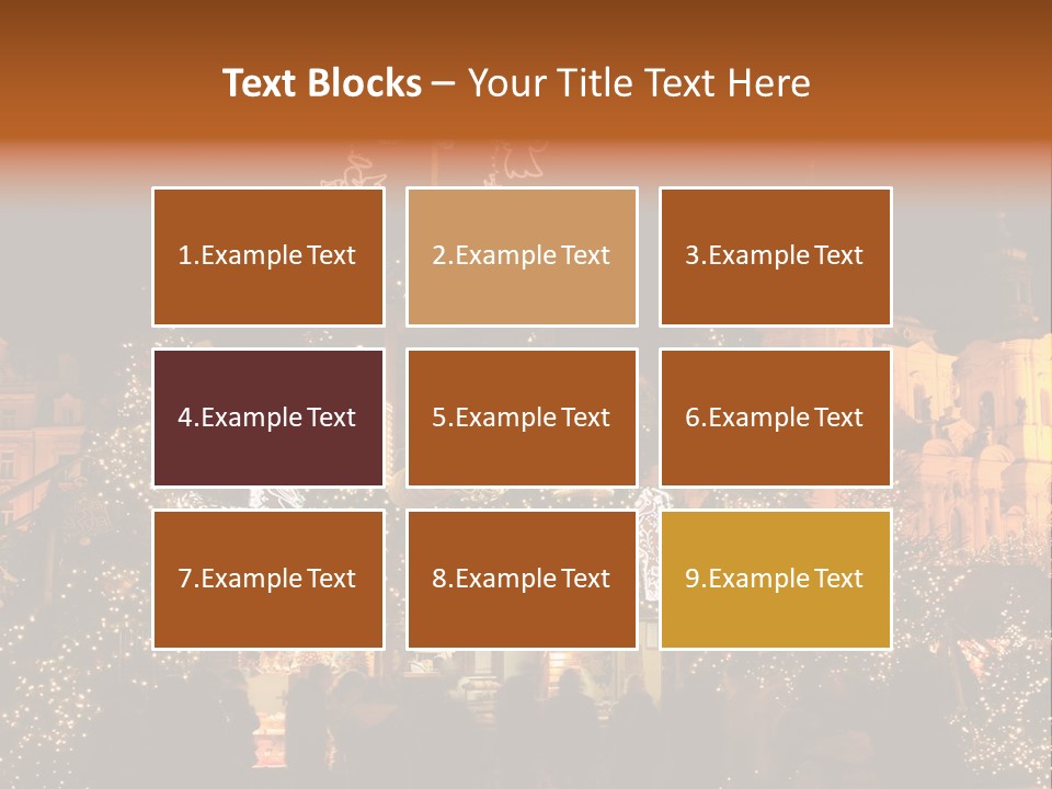 Tree Night Religion PowerPoint Template