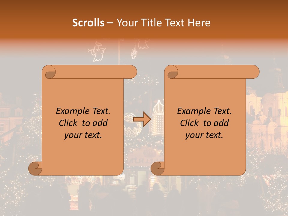 Tree Night Religion PowerPoint Template