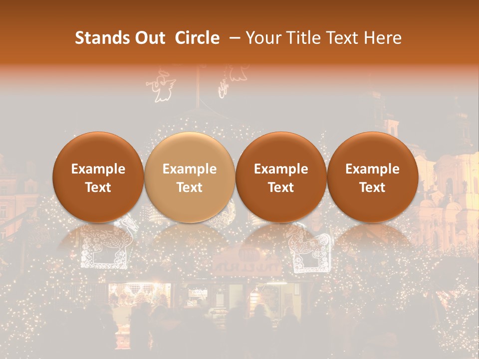 Tree Night Religion PowerPoint Template