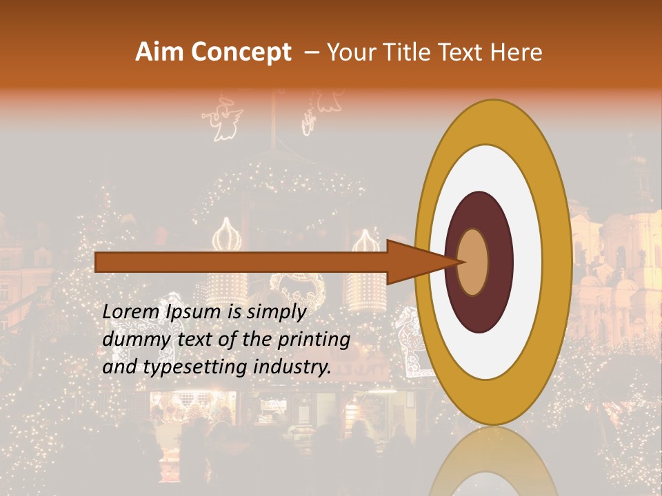 Tree Night Religion PowerPoint Template