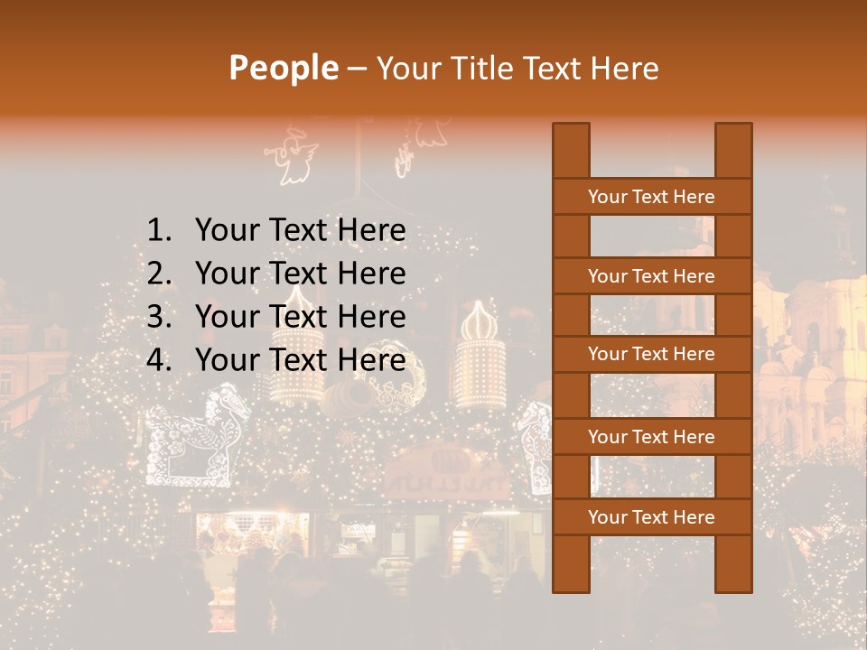 Tree Night Religion PowerPoint Template