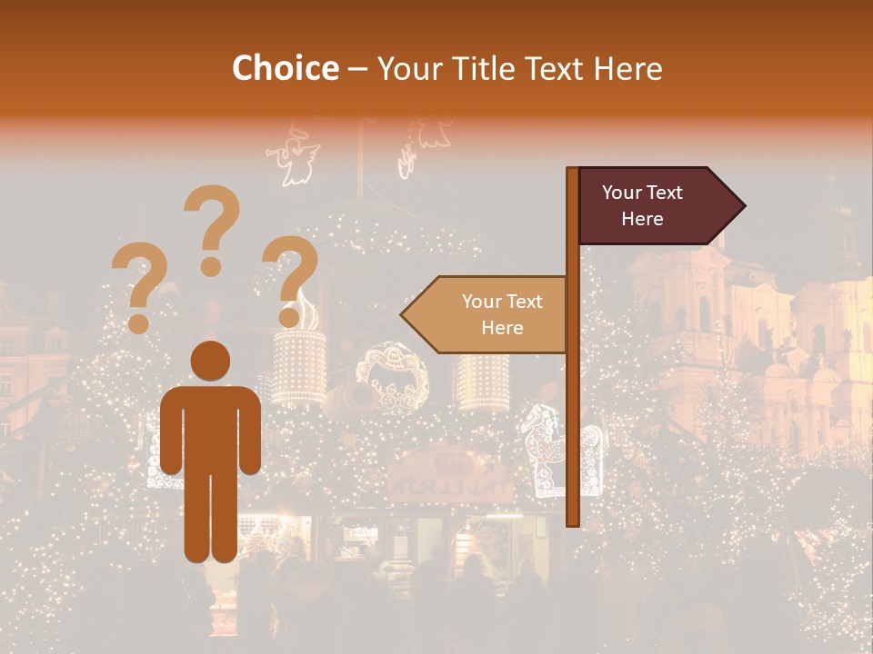 Tree Night Religion PowerPoint Template