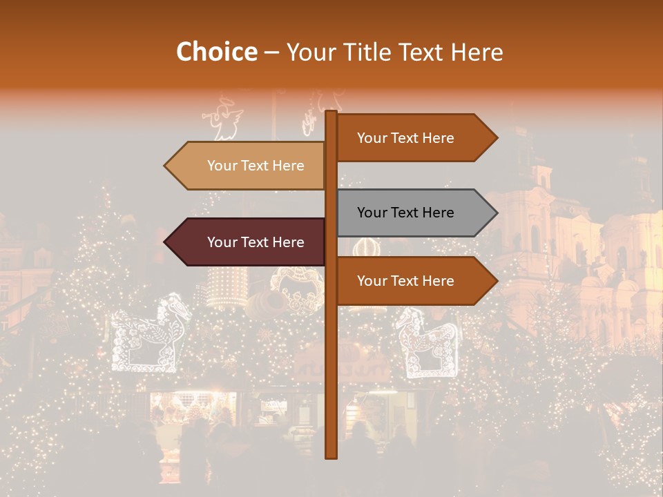 Tree Night Religion PowerPoint Template
