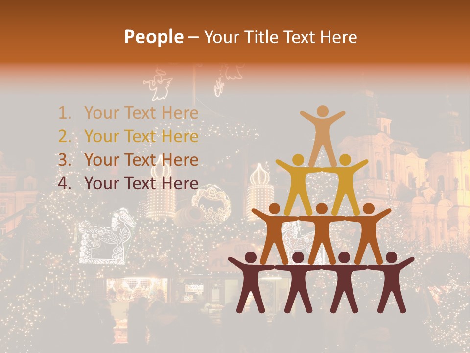 Tree Night Religion PowerPoint Template