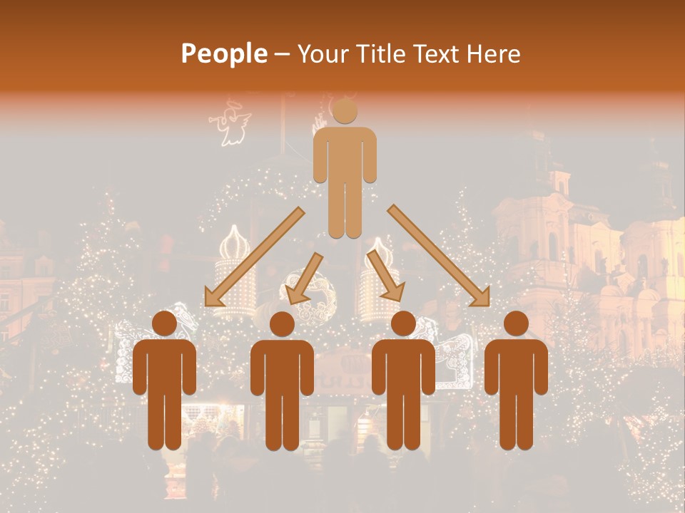 Tree Night Religion PowerPoint Template