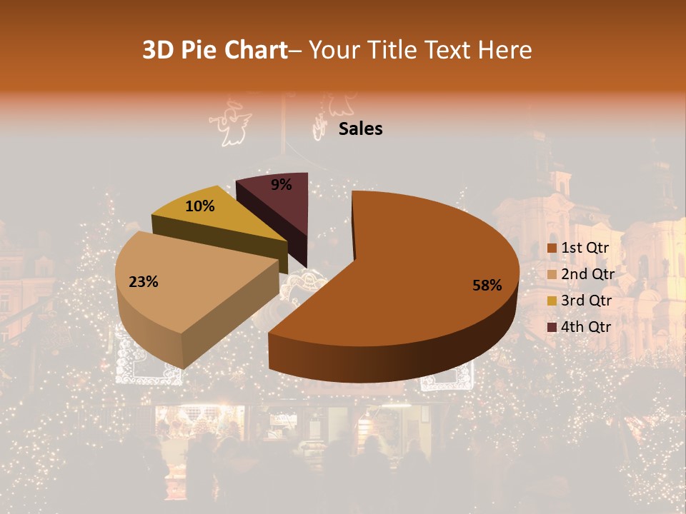 Tree Night Religion PowerPoint Template
