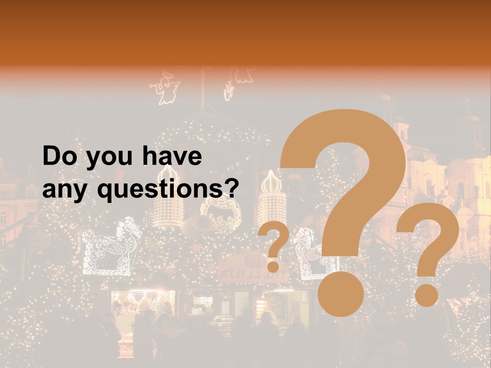 Tree Night Religion PowerPoint Template