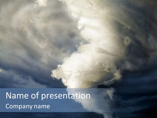 Dramatic Funnel Storm PowerPoint Template