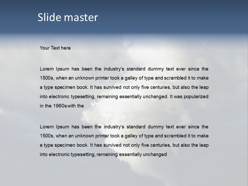 Dramatic Funnel Storm PowerPoint Template