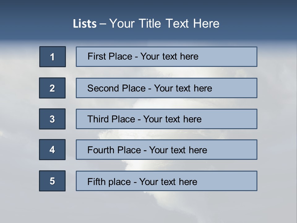 Dramatic Funnel Storm PowerPoint Template