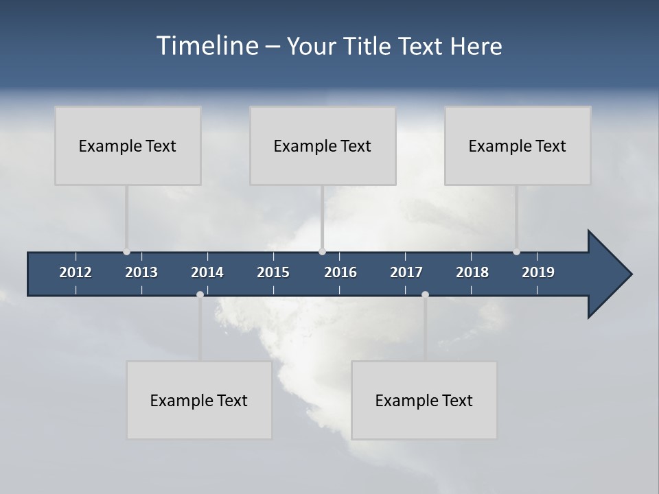 Dramatic Funnel Storm PowerPoint Template