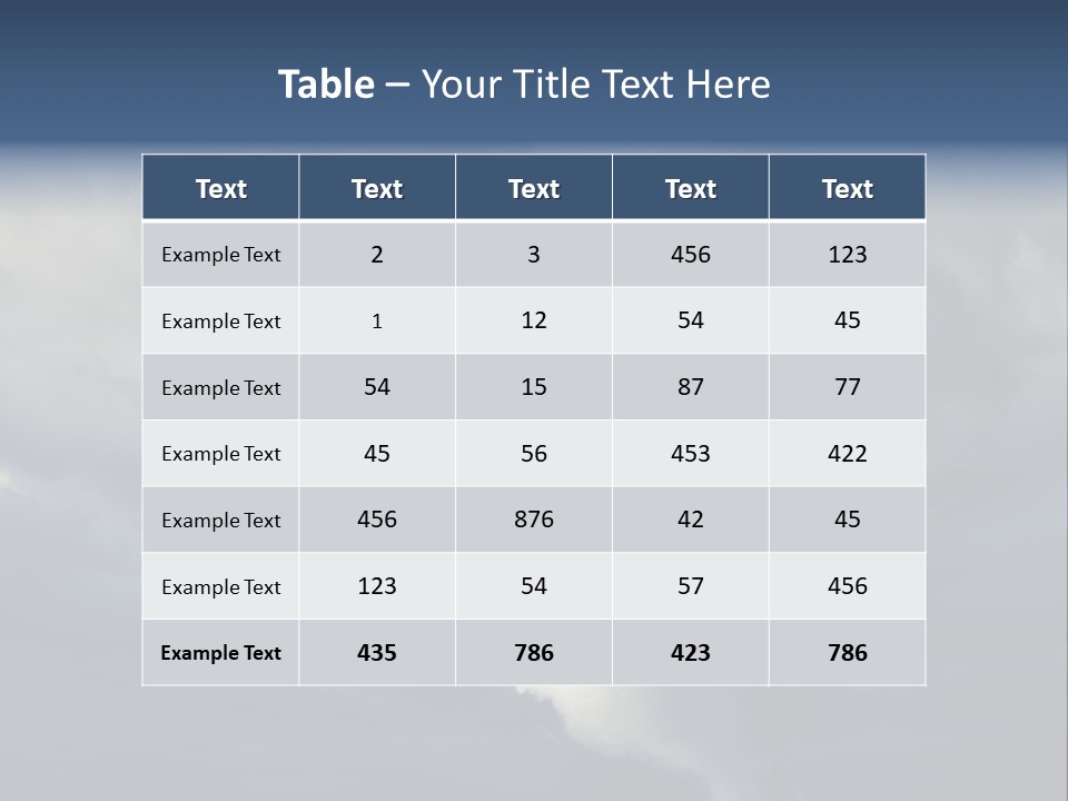 Dramatic Funnel Storm PowerPoint Template