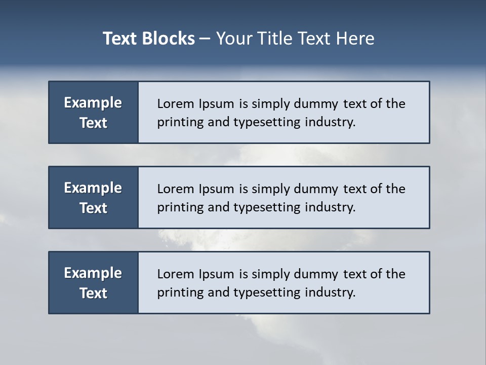 Dramatic Funnel Storm PowerPoint Template