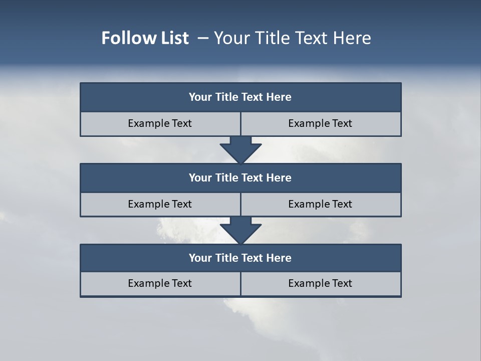 Dramatic Funnel Storm PowerPoint Template