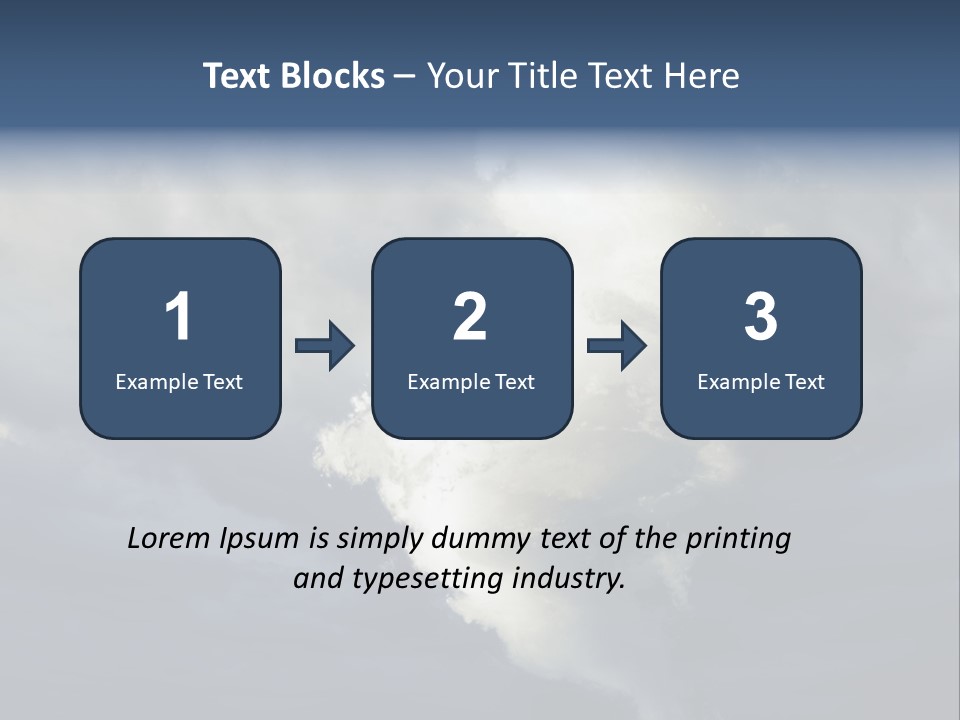 Dramatic Funnel Storm PowerPoint Template