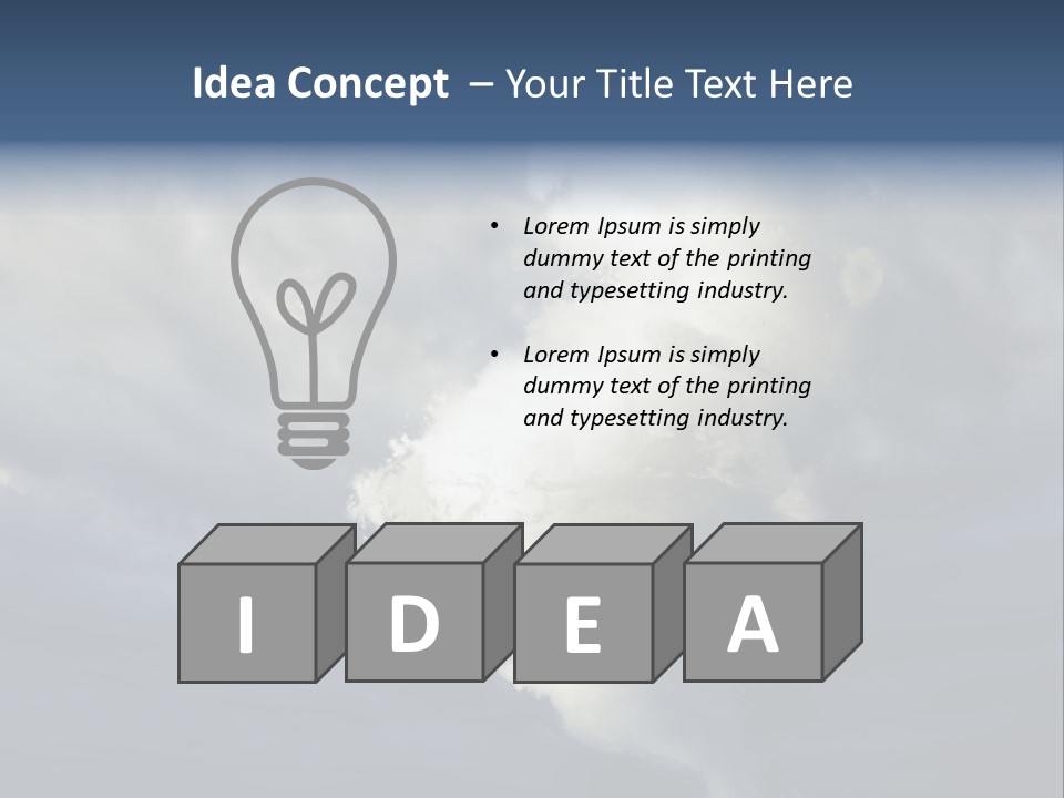 Dramatic Funnel Storm PowerPoint Template