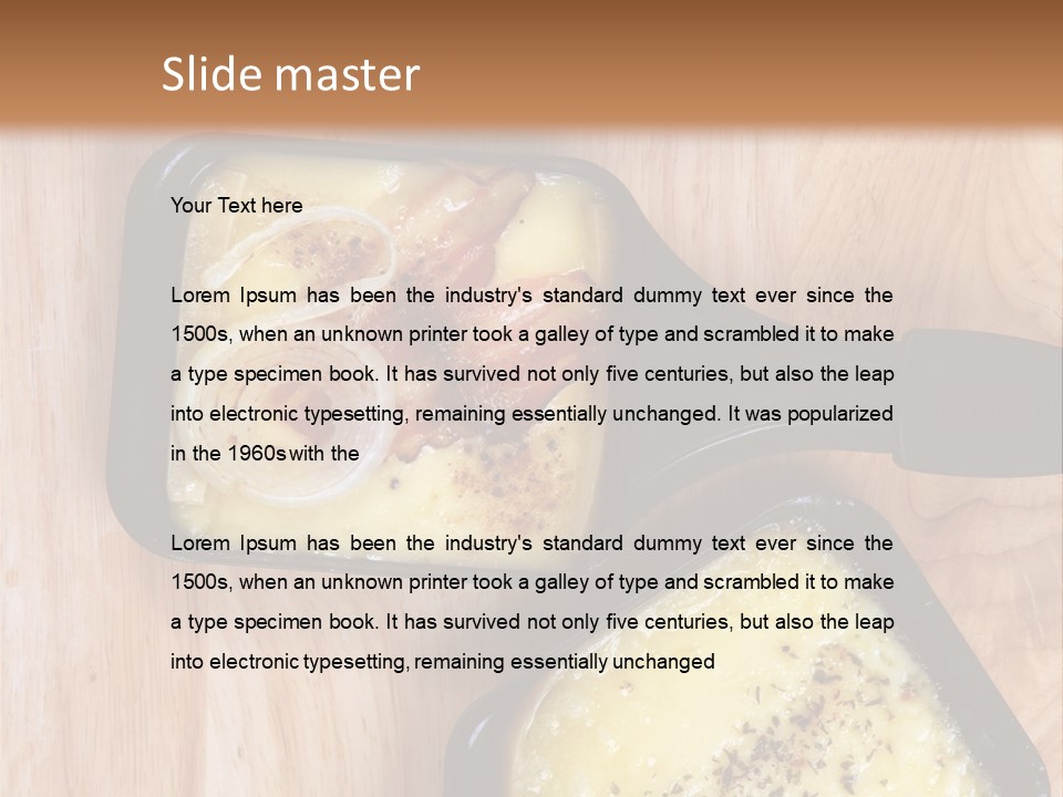 Traditional Hot Dining PowerPoint Template