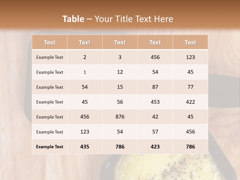 Traditional Hot Dining PowerPoint Template