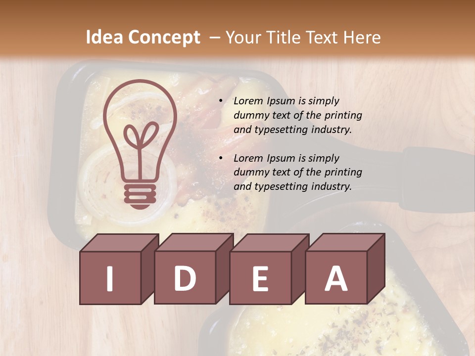 Traditional Hot Dining PowerPoint Template