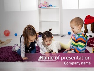 Tablet Talk Daycare PowerPoint Template