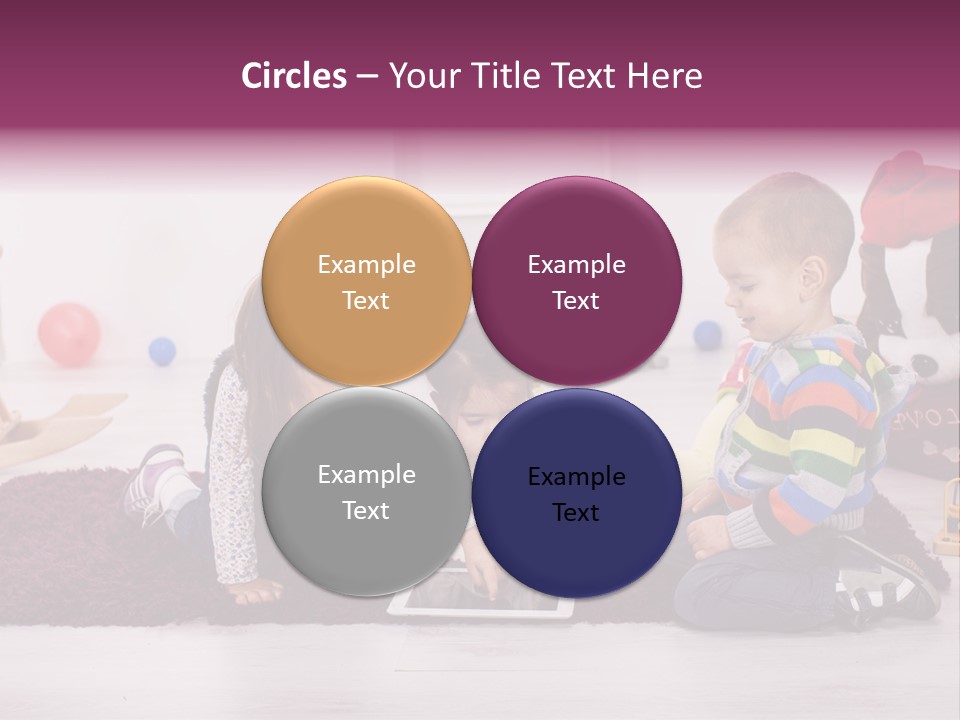 Tablet Talk Daycare PowerPoint Template